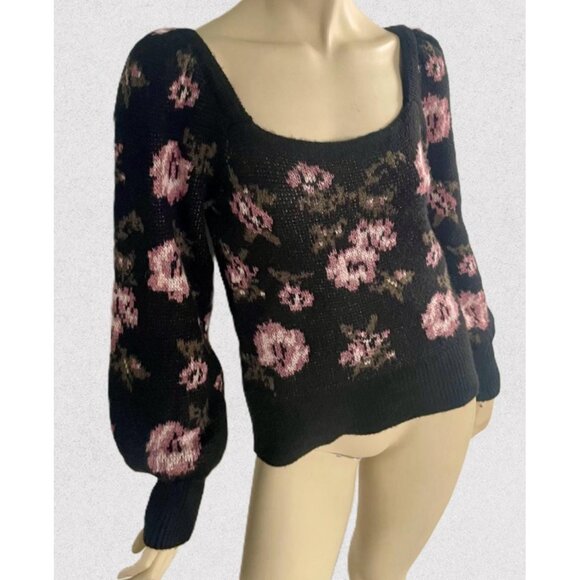 Anthropologie Sweater, Size S, Feminine Floral Sweater - Picture 3 of 12